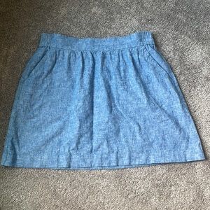 Loft outlet Chambray skirt, size medium